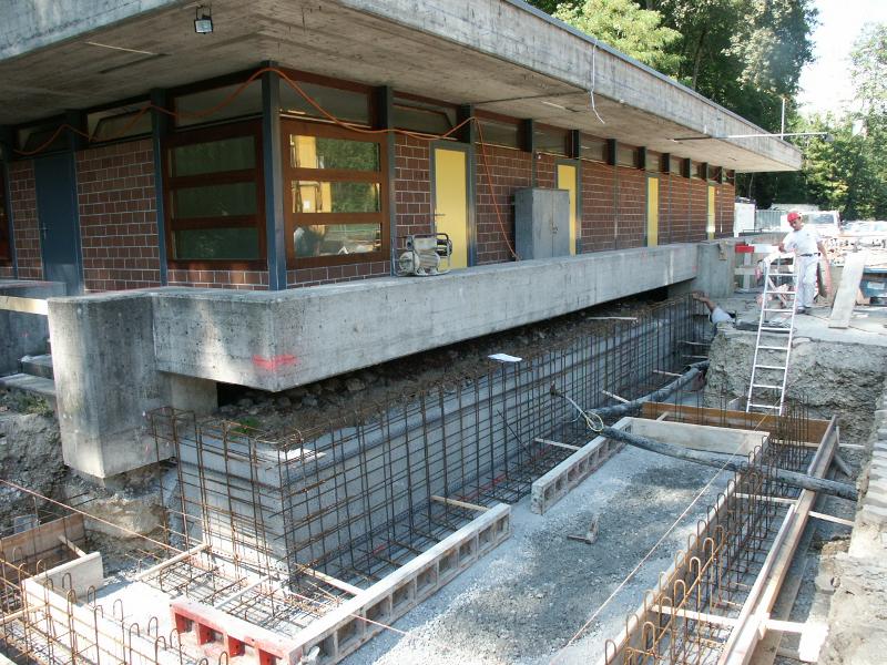 Baustelle am 12. September 2006
