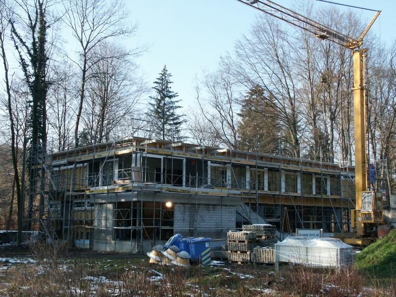 Baustelle am 30. Januar 2007