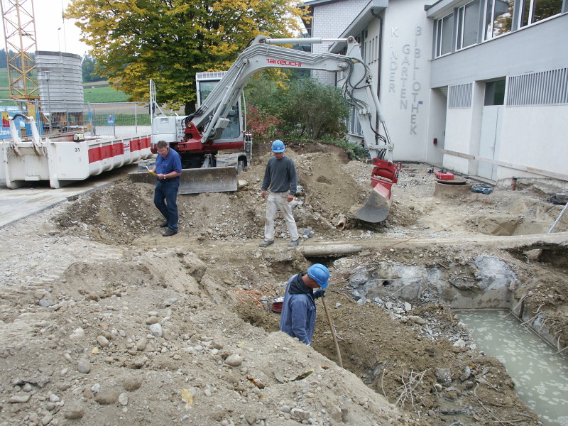 Baustelle am 30. September 2008
